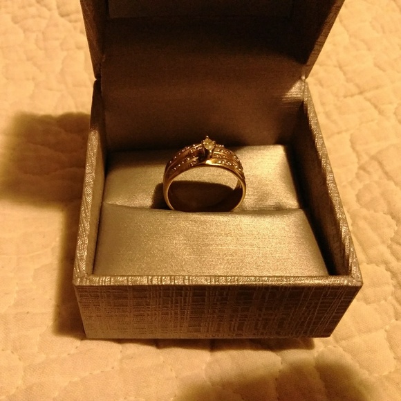 Diamond Wedding set - Picture 2 of 3